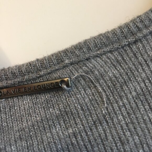 Grey Knit Thin Ribbed Tank Top - Picture 5 of 15